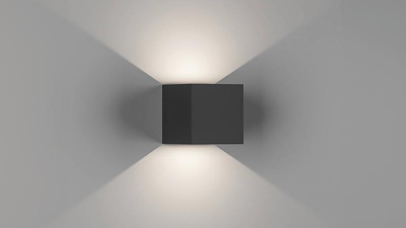 Бра двухстороннее GW-A310-6-BL-WW 6Вт 3000К IP54 с возможн. регулир. угол рассеив. NEXT черн. DesignLed 00-00001857