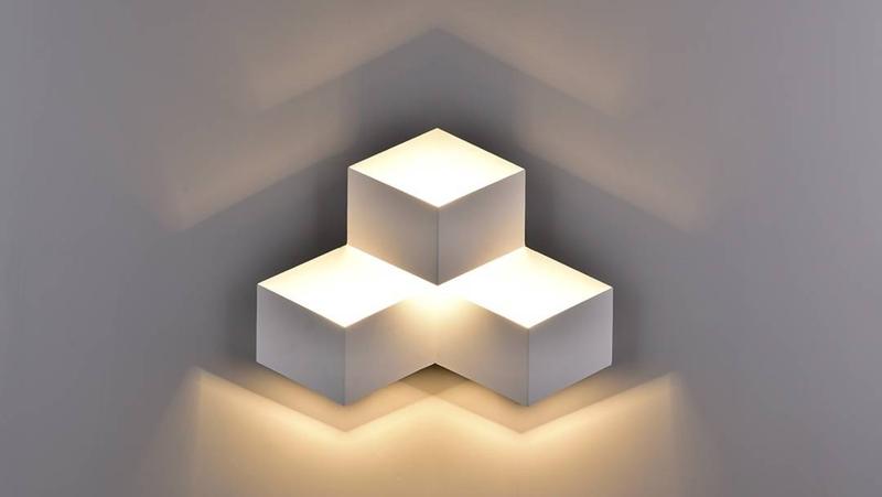 Бра декоративное PALMIRAGW-1101-3-9-WH-WW 9Вт 3000К IP20 бел. DesignLed 00-00003280