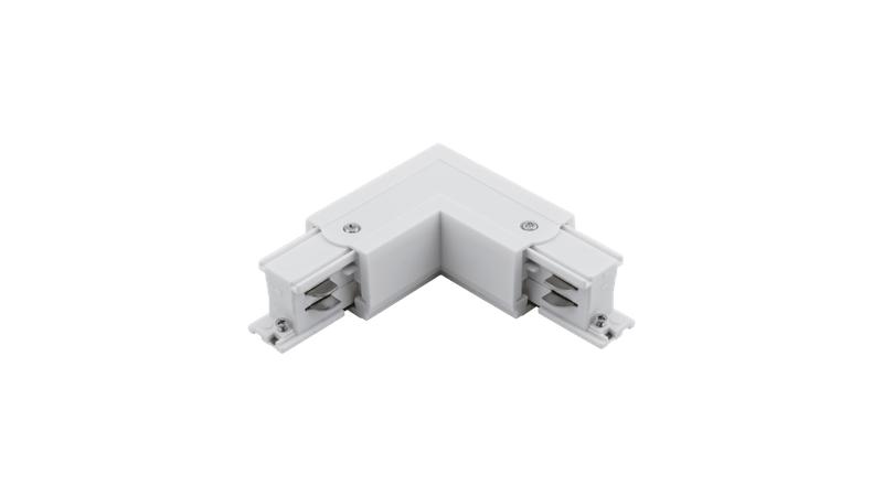 Коннектор "L" для трековых систем прав. бел. DesignLed 00-00005444