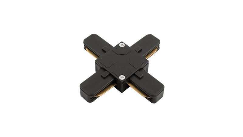 Коннектор "X" для однофазных трековых систем черн. SWG Standard 00-00002032