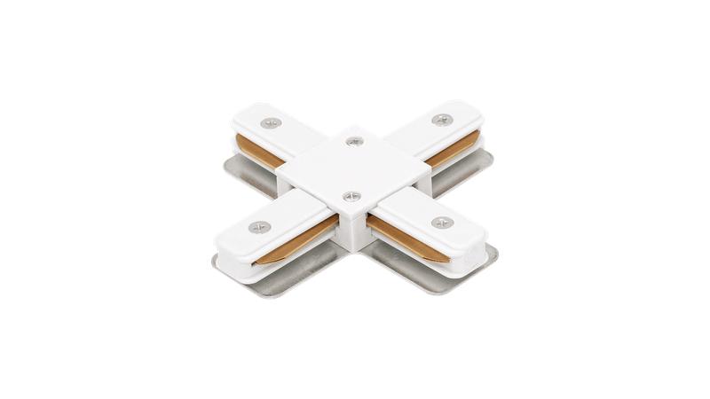 Коннектор "X" для трековых систем бел. DesignLed 00-00003726