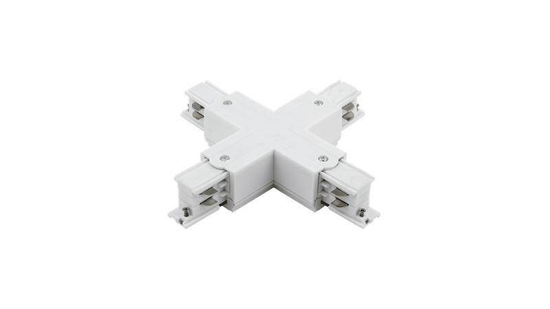 Коннектор "X" для трековых систем бел. DesignLed 00-00005447