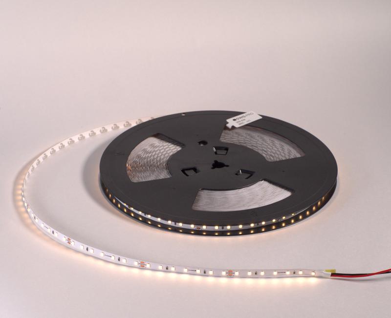 Лента потолочная SMD2835 84LED/м 8.6Вт/м тепл. бел. 24В IP20 (уп.30м) SWG PRO 00-00007429