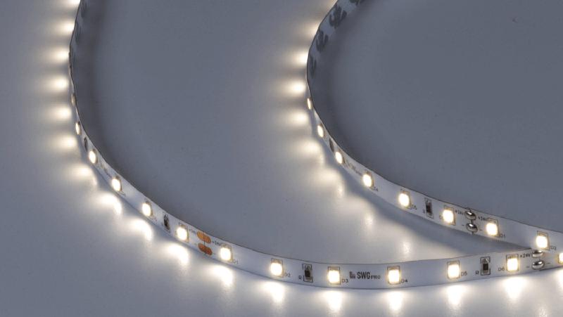 Лента светодиодная ПРО 2835 60LED/м 4.8Вт/м нейтр. бел. 24В IP20 (уп.5м) SWG PRO 00-00005271
