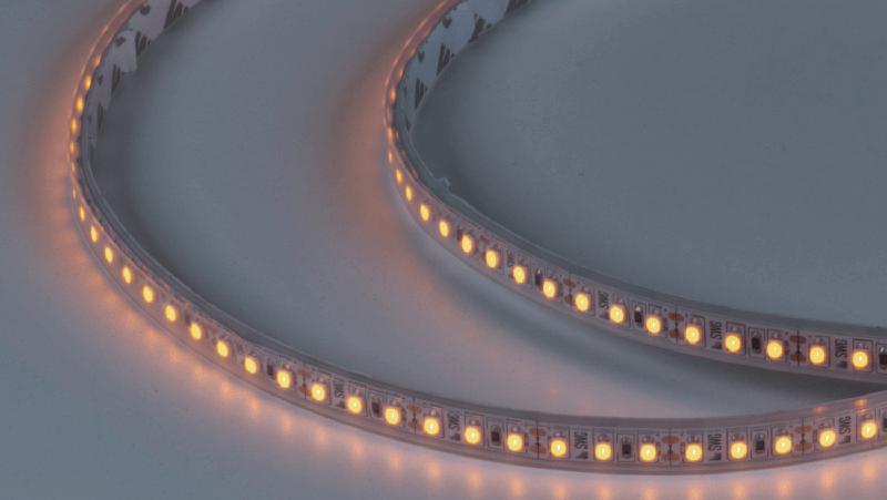 Лента светодиодная стандарт 3528 120LED/м 9.6Вт/м желт. 12В IP66 со скотчем 3М (уп.5м) SWG Standard 00-00014786