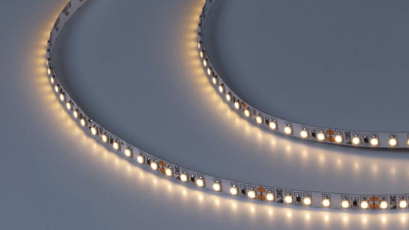 Лента светодиодная стандарт 3528 120LED/м 9.6Вт/м тепл. бел. 24В IP20 со скотчем 3М (уп.5м) SWG Standard 00-00009248