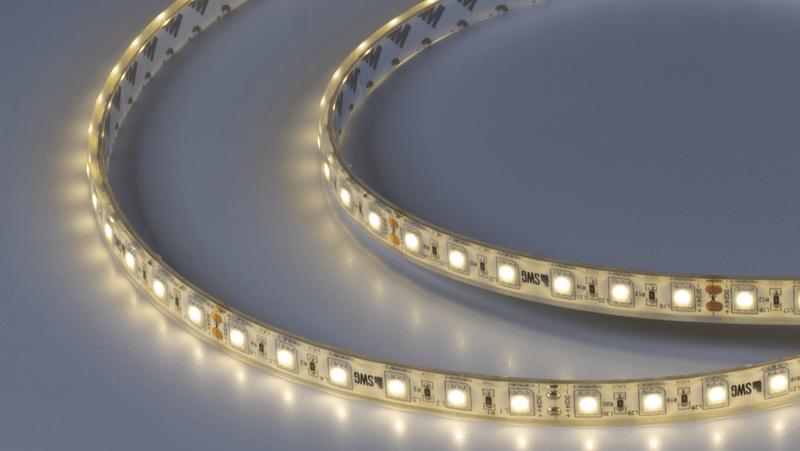 Лента светодиодная стандарт 5050 60LED/м 14.4Вт/м тепл. бел. 24В IP68 со скотчем 3М (уп.5м) SWG Standard 00-00013190