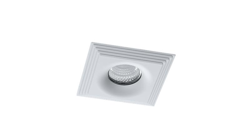 Рамка NC1760SQ-FW MR16 (LINE-SQ5-FW) встраив. матов. бел. DesignLed 00-00001732