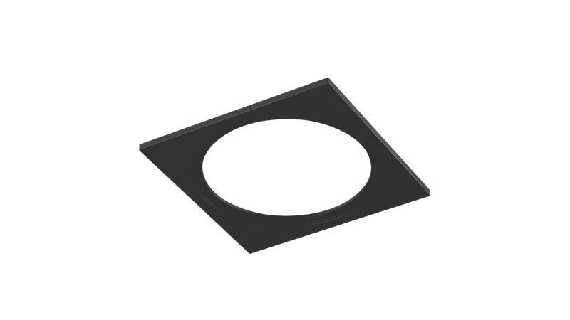 Рамка для серии COMBO 1 квадратная черн. SWG PRO 00-00004143