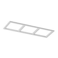 Рамка тройная для серии COMBO 3 квадратная бел. SWG PRO 00-00004196