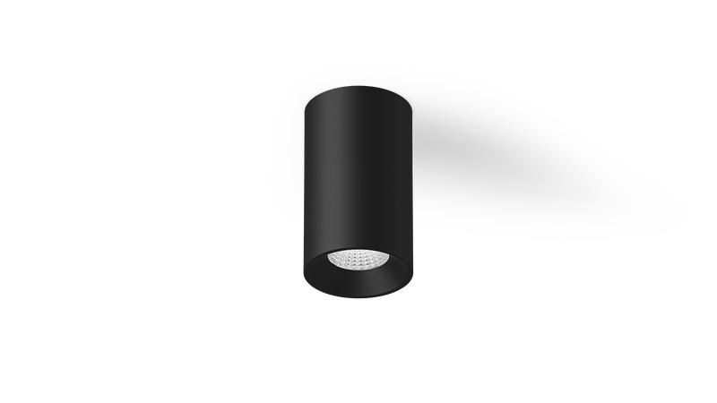 Светильник VILLY SHORT укорочен. потолочн. накладной 15Вт 3000К черн. SWG PRO 00-00004844