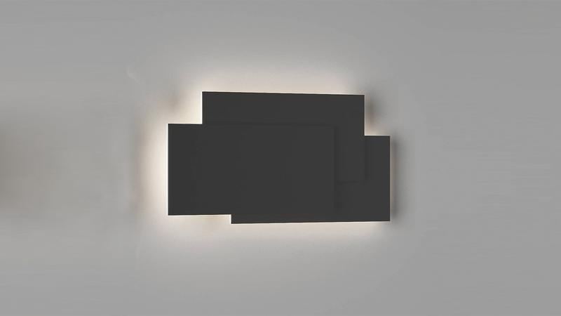 Светильник настенный SHADE GW-6809-12-BL-WW 12Вт 3000К IP20 черн. DesignLed 00-00003016