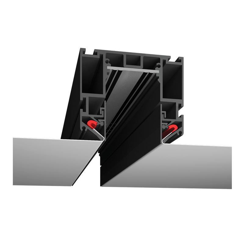 Трек SY-601201-CL-2-WH низковольтный встраив. в натяжной потолок без провода питания (дорожка карбон) бел. DesignLed 00-00010625