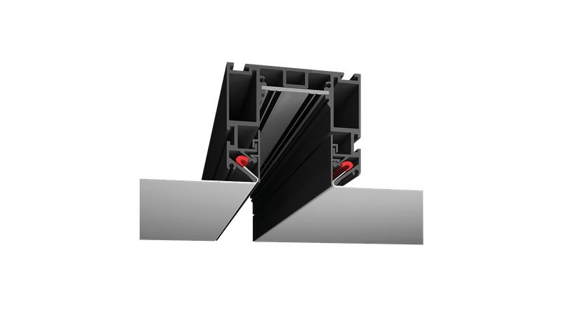 Трек SY-601201-CL-2-BL низковольтный встраив. в натяжной потолок без провода питания черн. SWG PRO 00-00009110