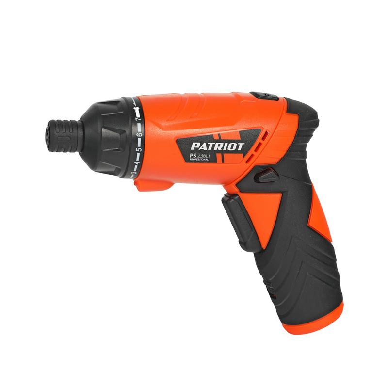 Отвертка аккумуляторная PS 236 3.6Вт кейс комплект бит PATRIOT 180201323
