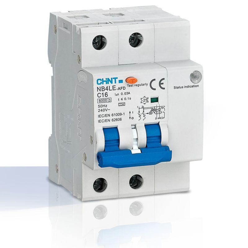 Устройство защиты при дуговом пробое (УЗДП) NB4LE-AFD 2P B13 тип A 30мА CHINT 335343