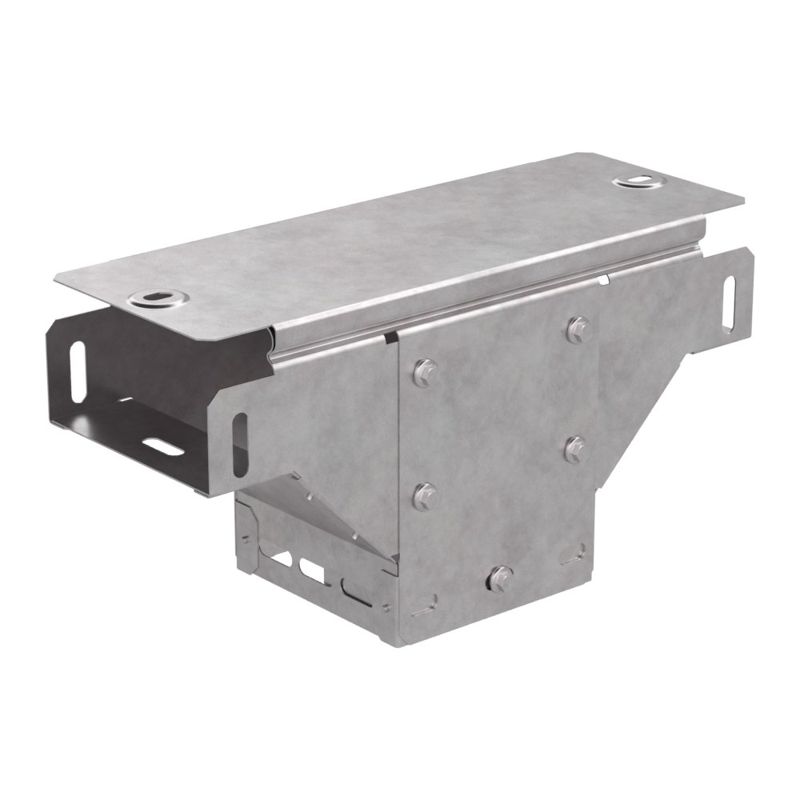 Ответвитель Т-образный вертикальный с крышкой Стандарт 100х50 Промрукав PR16.0956