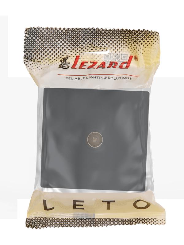 Розетка проходная TV 1-м ОП LETO черн. бархат LEZARD 752-4200-129