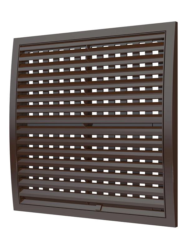 Решетка вентиляционная РРПН разъемная регулируемая 350х350 ASA Brown STREETLINE ERA 3535РРПН кор