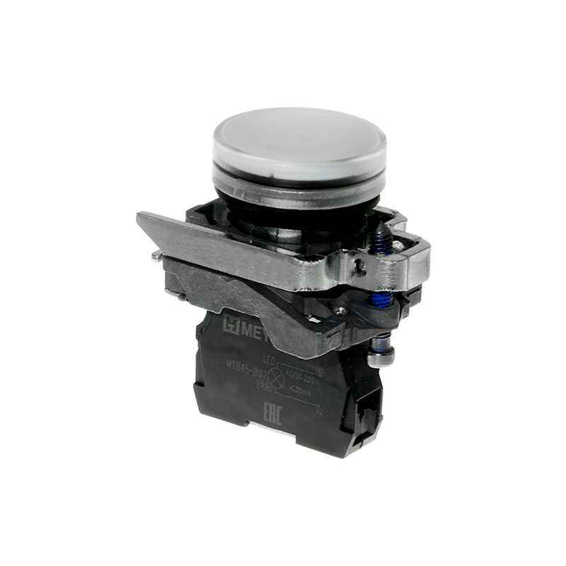 Лампа сигнальная 220В AС/DC IP65 металл MTB4-BV713 бел. ОВЕН 137214