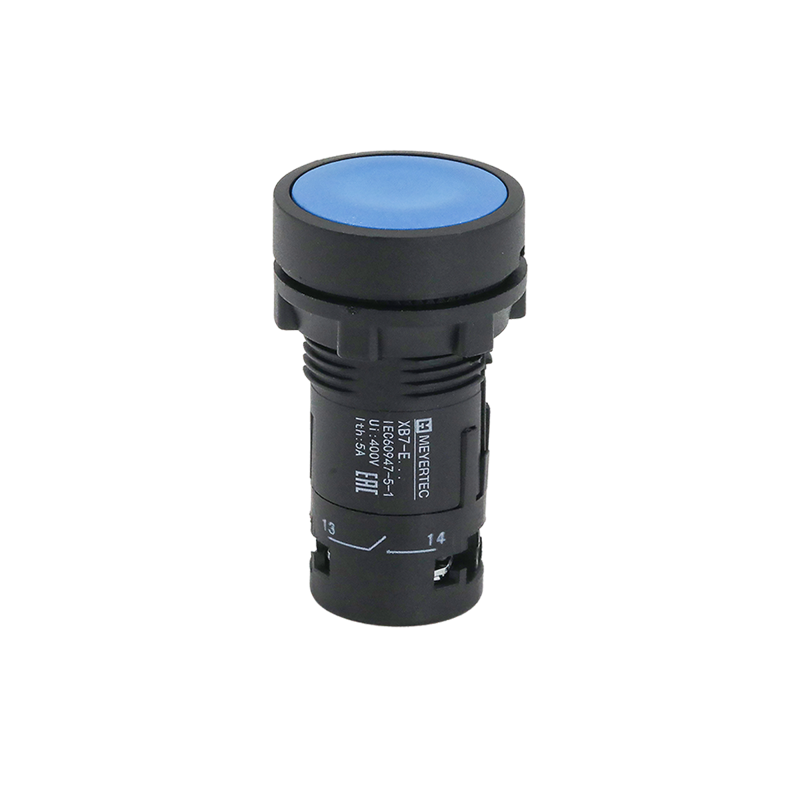 Кнопка плоская 1NO IP54 пластик MTB7-EA61 син. ОВЕН 132689