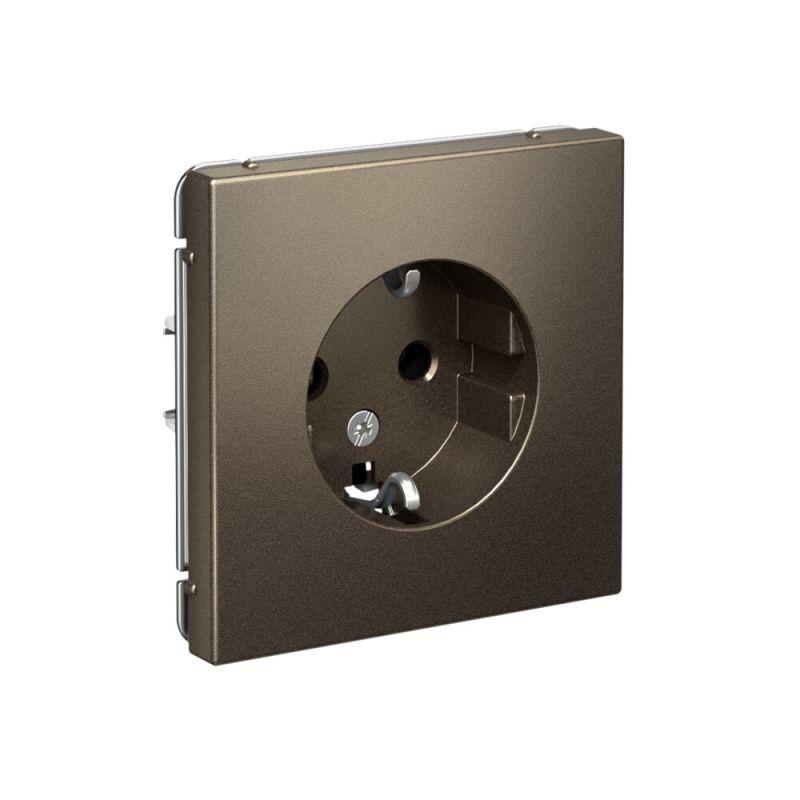 Розетка ArtGallery 16А с заземл. механизм мокко SE GAL000643