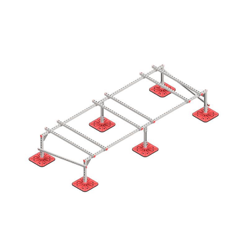 Конструкция опорная для установки оборудования TECHNORAPTOR FOOT 3000х1200 тип 2 KM-TR-F-SSEI-3000-1200-2 КМ TR0056