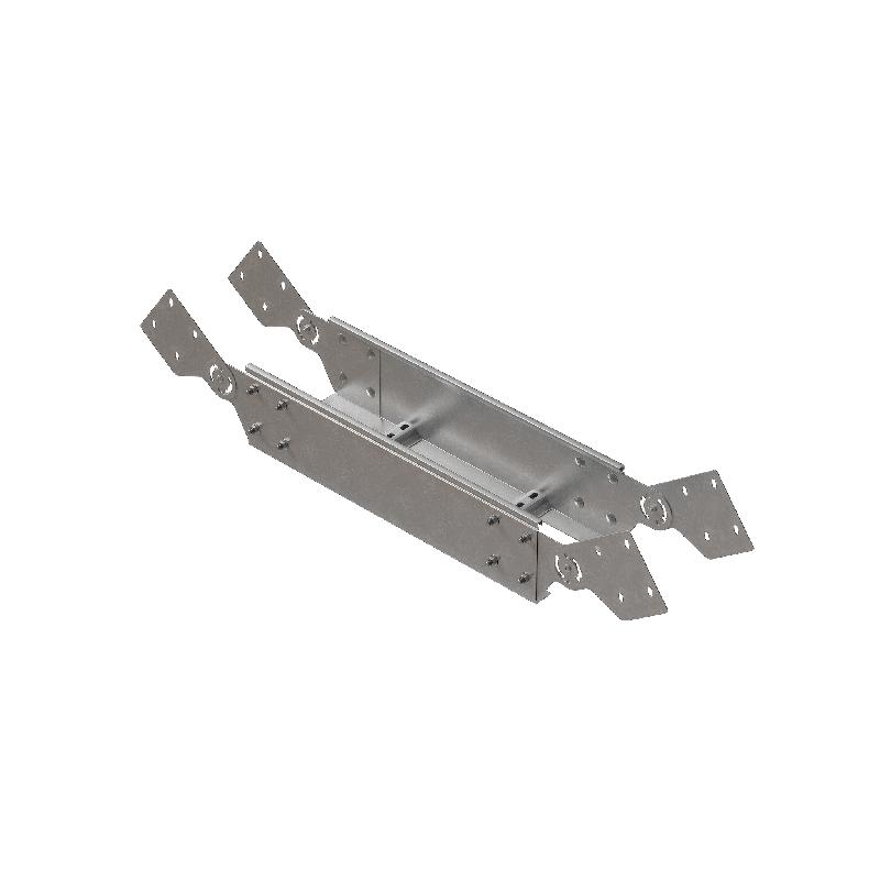 Угол для лотка шарнирный вертикальный 150х500 2мм LSHL150-500-2.0 N КМ LO1773