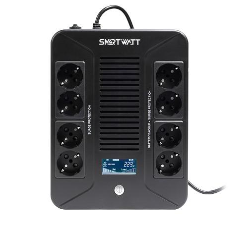Источник бесперебойного питания UPS SAFE PRO LCD 600 SmartWatt 3703020280001