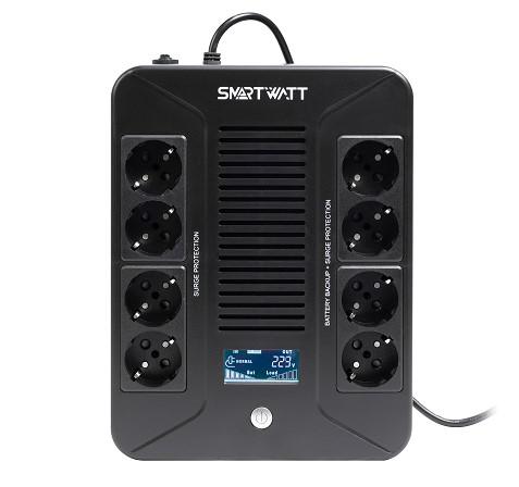 Источник бесперебойного питания UPS SAFE PRO LCD 1000 SmartWatt 3703020280003