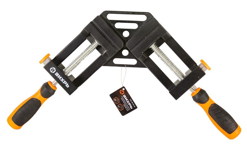 Струбцина угловая быстрозажимная 65х65мм Вихрь 73/9/5/6