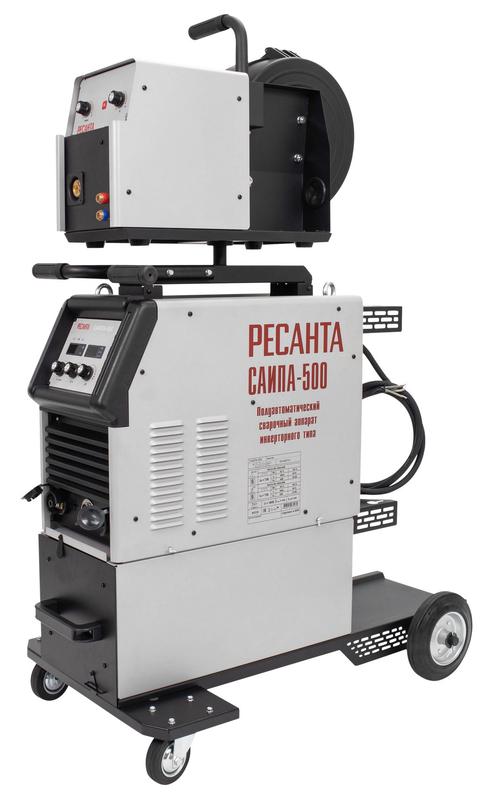 Инвертор сварочный полуавтомат. САИПА-500 (MIG/MAG) Ресанта 65/73