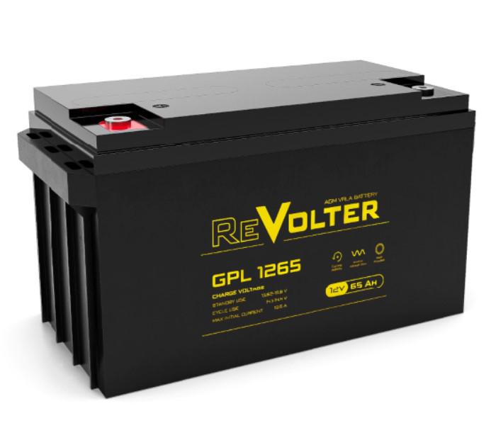 Аккумулятор 12В 65А.ч GPL 1265 REVOLTER 4614040030040