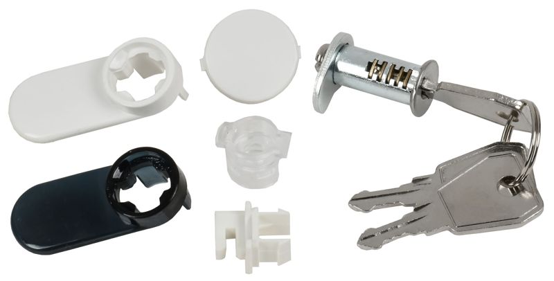 Замок с ключом TEKFOR IEK TF-KP00D-ZP