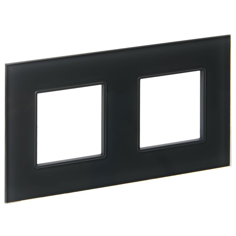 Рамка 2-м SKANDY SK-F22G стекло графит IEK SK-M22-G-K53