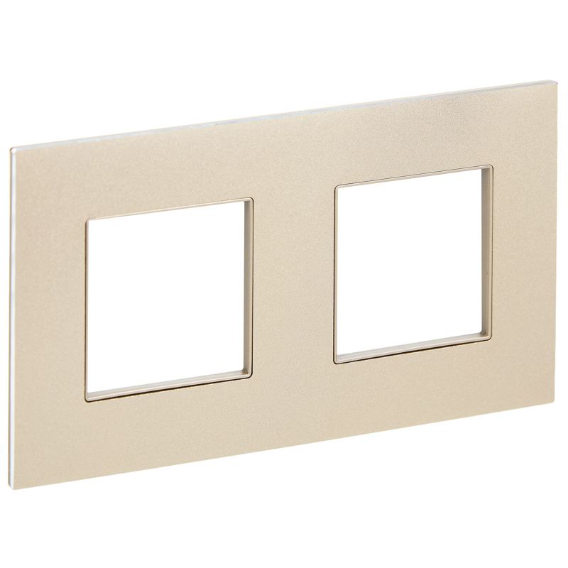 Рамка 2-м SKANDY SK-F32Sh металл шампань IEK SK-M22-M-K37