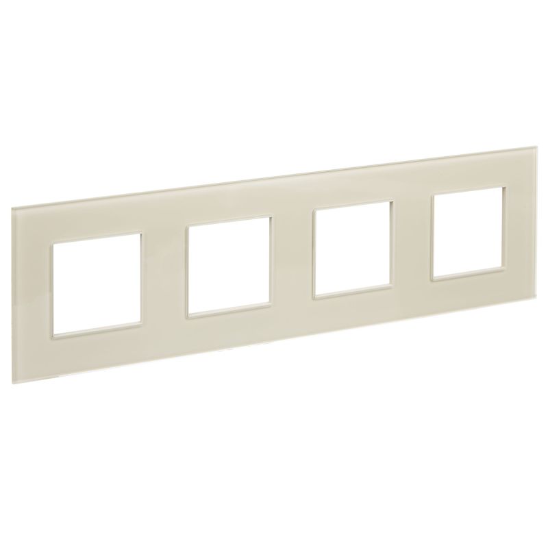 Рамка 4-м SKANDY SK-F24B стекло беж. IEK SK-M42-G-K10