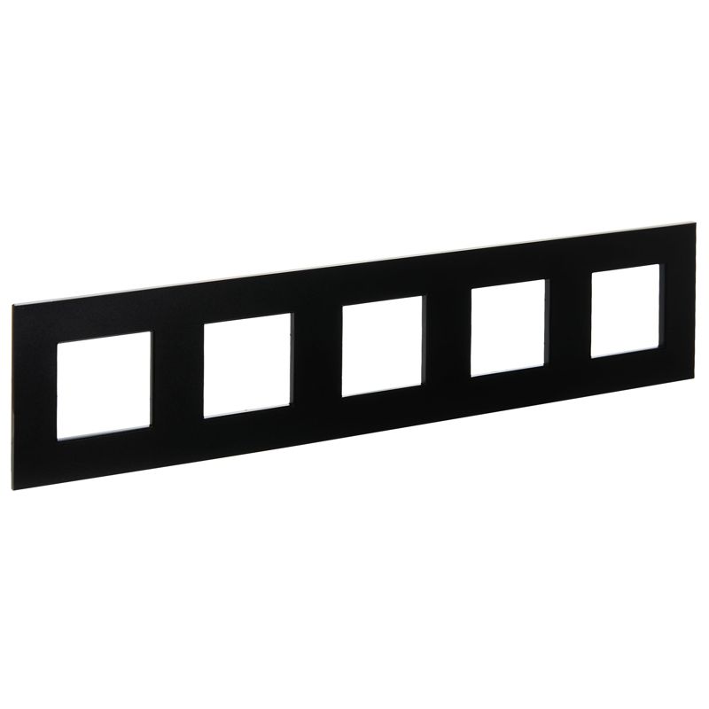 Рамка 5-м SKANDY SK-F35Bl металл черн. IEK SK-M52-M-K02