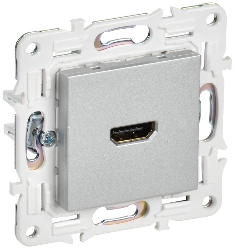 Розетка HDMI SKANDY SK-H01S серебр. IEK SK-H10-K23