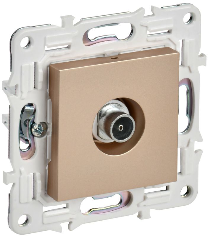 Розетка TV оконечная SKANDY SK-A12Sa песочн. IEK SK-A10-O-K98
