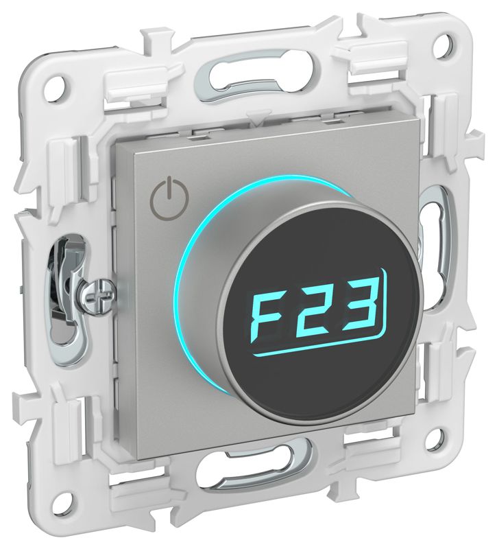 Термостат электронный SKANDY SK-T01S с индикацией серебр. IEK SK-RT11-K23