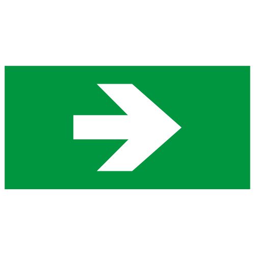 Этикетка самоклеящаяся INFO-SSA-119 бэклит 259х135мм Стрелка без текста SSA-103 ЭРА Б0064729