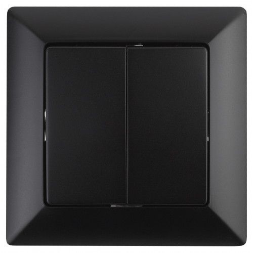 Переключатель 2-кл. СП 10А IP20 250В Solo антрацит 4-107-05 Intro Б0053613