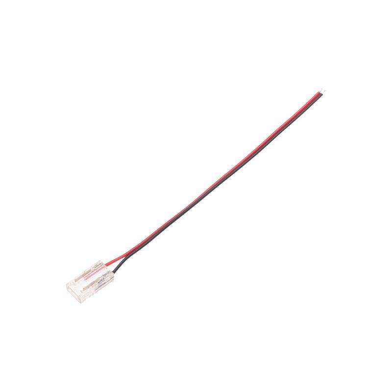 Коннектор питания с проводами для одноцветной светодиодной ленты COB 8мм Rexant 148-101