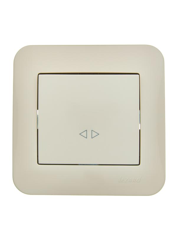 Выключатель промежуточный 1-кл.СП ASTI 10А IP20 в сборе крем. LEZARD 7081-0303-107