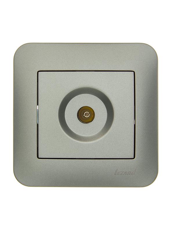 Розетка телевизионная проходная TV СП ASTI IP20 в сборе платина. LEZARD 7081-3535-129