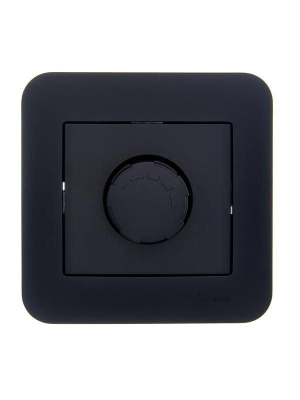 Светорегулятор СП 800Вт ASTI в сборе черн. бархат LEZARD 7081-4242-115