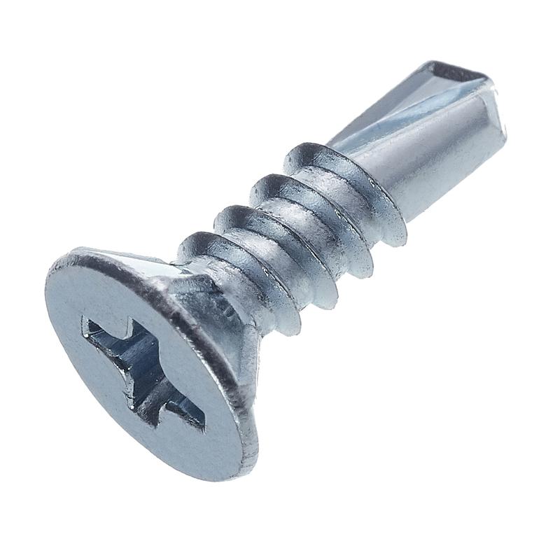 Саморез оконный 3.9х13 сверло бел. цинк (уп.30шт) европодвес СТРОЙМЕТИЗ 2040011