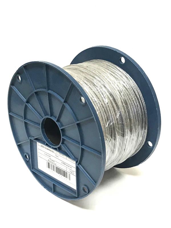 Трос стальной в оболочке ПВХ М2/3мм (уп.200м) СТРОЙМЕТИЗ 4150039