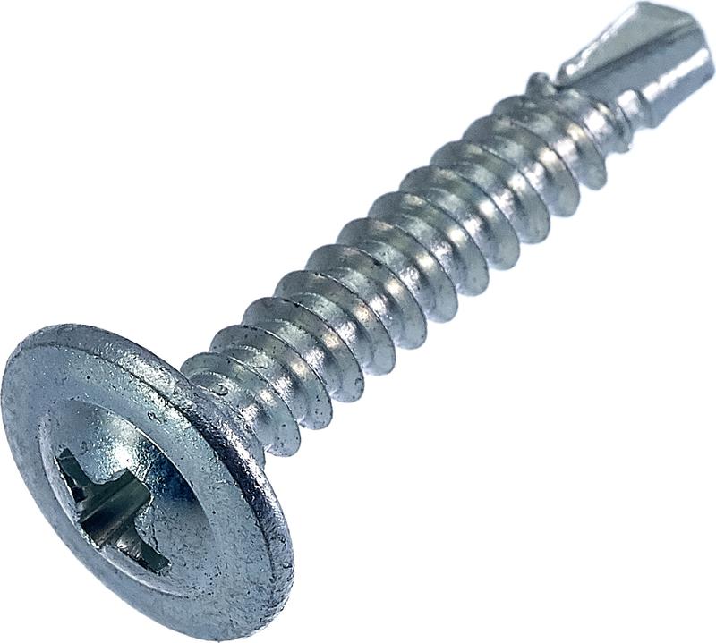 Саморез металл-металл 4.2х50(51) прессшайба сверло цинк (уп.30шт) европодвес СТРОЙМЕТИЗ 299548